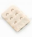 Two-hook Bra Extender 3-pack – beige