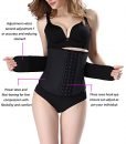 SEXYWG Latex Waist Trainer Belt Weight Loss Slimming Girdle Corset,Black,Medium