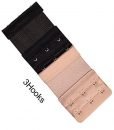 eBoot 6 Pieces Women’s Bra Extender Bra Strap Extension 2 Rows 3 Hooks, 3 Colors eBoot 6 Pieces Women’s Bra Extender Bra Strap Extension 2 Rows 3 Hooks, 3 Colors