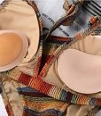 TUOY Self-Adhesive Bra Pad Enhance Breast Pad Bra Insert Chest Push Up Bra Pads (Nude)