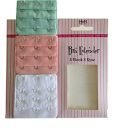 Bra Extender 3 Hook, Pink, White , Green