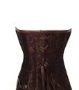 FSBBUT Retro Goth Steel Boned Brocade Vintage Steampunk Waist Cincher Corset FSBBUT Retro Goth Steel Boned Brocade Vintage Steampunk Waist Cincher Corset