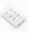 Two-hook Bra Extender 3-pack – white