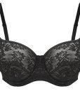 Panache Women’s Idina Balconnet Bra, Black, 30FF Panache Women’s Idina Balconnet Bra, Black, 30FF