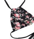 HaoDuoYi Womens Sexy Floral Print Halter Lace Underwear Bikini Bra(S,Multicoloured) HaoDuoYi Womens Sexy Floral Print Halter Lace Underwear Bikini Bra(S,Multicoloured)