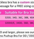 #1 Best Selling Backless Strapless Sticky Adhesive Silicone Nubra Plus Size Bra