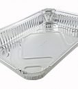 Handi-Foil 4 lb. Oblong Aluminum Entrée Dinner Food Storage Pan w/Dome Lid (pack of 25)