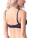 Intimate Portal Women Eyelashes Sheer Lace Unlined Balconette Bra and Panty Set Pink 32D Intimate Portal Women Eyelashes Sheer Lace Unlined Balconette Bra and Panty Set Pink 32D