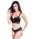 Varsbaby Women’s Push Up Embroidery Bras Set Lace Lingerie Bra and Panties, Size 34D, Black Varsbaby Women’s Push Up Embroidery Bras Set Lace Lingerie Bra and Panties, Size 34D, Black