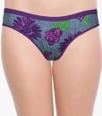 Indistar Womens and Girls Cotton Printed Hipster Bikini Panties (Pack of 5)-Multi Coloured-M