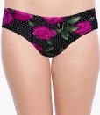 Indistar Womens and Girls Cotton Printed Hipster Bikini Panties (Pack of 5)-Multi Coloured-M