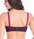 DeceDila Women’s Plus Size Lace Bra Underwire Molded Adjustable Push Up Bra 60728, Magenta, 40C DeceDila Women’s Plus Size Lace Bra Underwire Molded Adjustable Push Up Bra 60728, Magenta, 40C