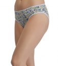 Clovia Cotton Mid Waist Floral Print Bikini