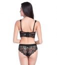 Varsbaby Women’s Push Up Embroidery Bras Set Lace Lingerie Bra and Panties, Size 34D, Black Varsbaby Women’s Push Up Embroidery Bras Set Lace Lingerie Bra and Panties, Size 34D, Black