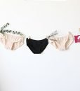 Hesta Women’s Organic Cotton Basic Panties Underwear 3 Pack (LG, White/Black/Natural) Hesta Women’s Organic Cotton Basic Panties Underwear 3 Pack (LG, White/Black/Natural)