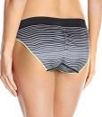 2(x)ist Women’s Seamless Bikini, Black/White Gradient Stripe, S